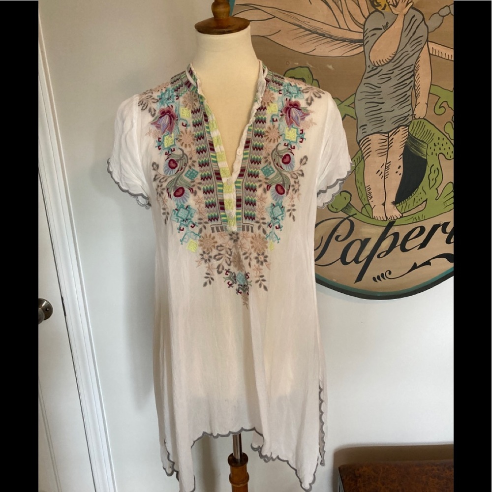 Johnny Was tunic top